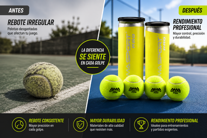 Power Bounce – Pelotas de Padel de Alto Rendimiento